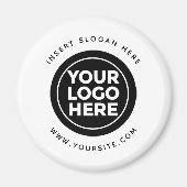 会社のロカスタムゴを丸める マグネット (正面)