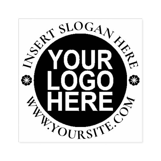 会社のロカスタムゴを丸める ラバースタンプ (インプリント)