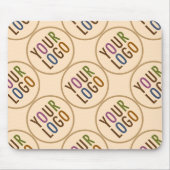 会社のロカスタムゴを含むビジネスマウスパッド マウスパッド (正面)