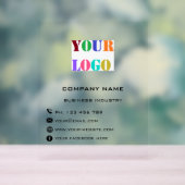 会社のロゴとカスタム文字アクリルの看板 アクリルサイン (ニュートラル)