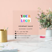 会社のロゴとカスタム文字アクリルの看板 アクリルサイン (ウェディング)