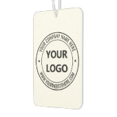 会社のロゴとカスタム文字エアフレッシュ カーエアーフレッシュナー (左)