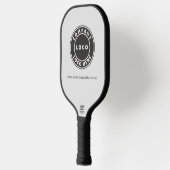 会社のロゴとビジネスのWebサイトアドレスの追加 ピックルボールラケット (左)