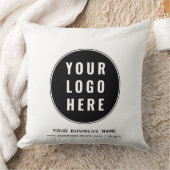 会社のロゴとビジネスWebサイトのプロモーション クッション (ブランケット)