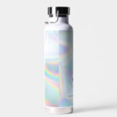 会社のロゴと従業員の名前のモダン追加 ウォーターボトル (右面)