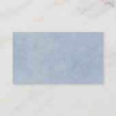 会社のロゴと情報 |背景（青） 名刺 (裏面)