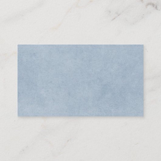 会社のロゴと情報 |背景（青） 名刺 (裏面)