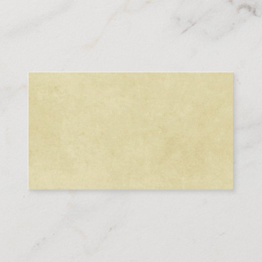 会社のロゴと情報 |黄色の背景オン 名刺 (裏面)