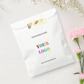 会社のロゴと文字のビジネスに有利なバッグテンプレート フェイバーバッグ (封をした状態)