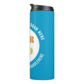 会社のロゴと文字サーマルタンブラー選択カラー タンブラー (回転右)