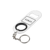 会社のロゴのカスタム キーホルダー栓抜き (裏面アングル)