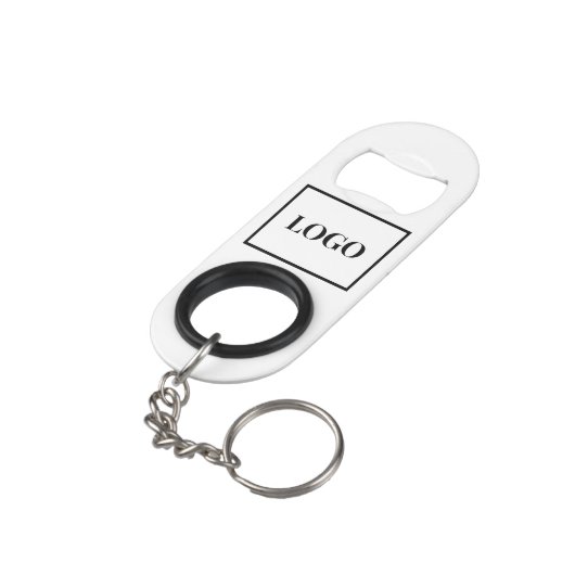 会社のロゴのカスタム キーホルダー栓抜き (裏面アングル)