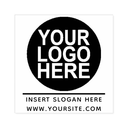 会社のロゴのカスタム ラバースタンプ (インプリント)