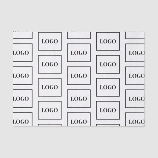 会社のロゴのカスタム 薄葉紙 (正面)