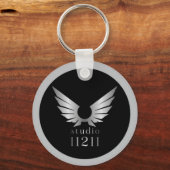 会社のロゴのプロモーション キーホルダー (正面)