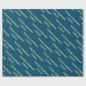 会社のロゴのラッパーソナライズされたピング紙 ラッピングペーパー (フラット)