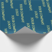 会社のロゴのラッパーソナライズされたピング紙 ラッピングペーパー (角)