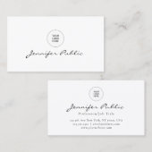 会社のロゴはこちら名刺モダン 名刺 (正面/裏面)