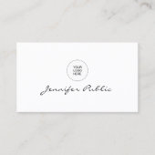 会社のロゴはこちら名刺モダン 名刺 (正面)