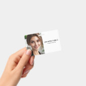 会社のロゴはこちら従業員写真テンプレート バッジ (手持ち)