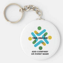 会社のロゴまたはビジネスイベントお客様のカスタム文字 キーホルダー