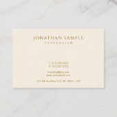 会社のロゴをここにアップロードモダンパーソナライズされた 名刺 (裏面)