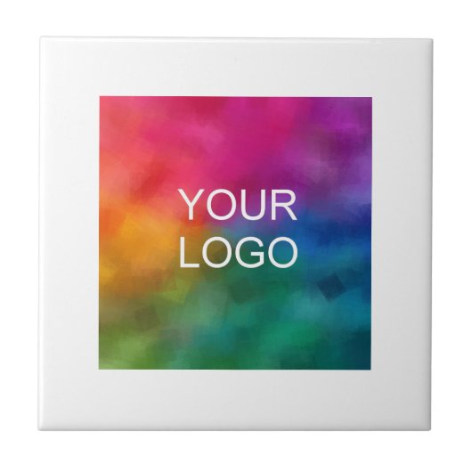 会社のロゴをここにアップロード タイル (正面)