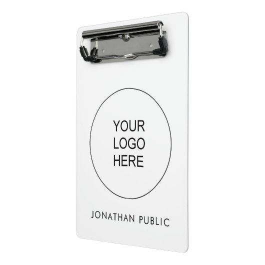 会社のロゴをここにアップロード ミニクリップボード (アングル2)