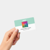 会社のロゴをアップロードする従業員の写真名 バッジ (手持ち)