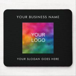 会社のロゴをカスタマイズするテキストを追加 マウスパッド