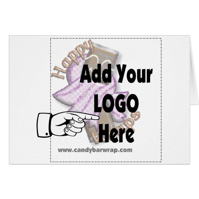 会社のロゴをクライアントまたは従業員のギフトとして追加する (正面横)