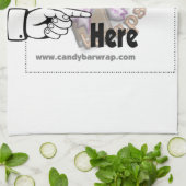 会社のロゴをクライアントまたは従業員のギフトとして追加する キッチンタオル (折り畳み)