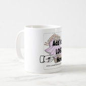 会社のロゴをクライアントまたは従業員のギフトとして追加する コーヒーマグカップ (正面左)