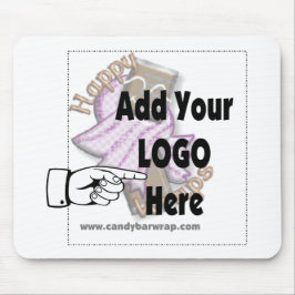 会社のロゴをクライアントまたは従業員のギフトとして追加する マウスパッド