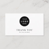 会社のロゴを白黒で表示 割引カード (正面)