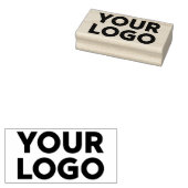 会社のロゴを追加する ラバースタンプ (押印)