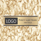 会社のロゴオフィスのドアのサインフェイク金ゴールド サインプレート