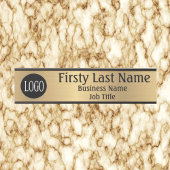 会社のロゴオフィスのドアの署名金ゴールドの色 サインプレート