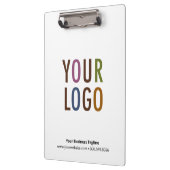 会社のロゴカスタムクリップボードアクリルプロモーション クリップボード (左)