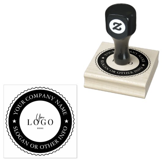 会社のロゴカスタムゴム印 ラバースタンプ (押印)