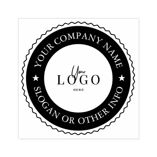 会社のロゴカスタムゴム印 ラバースタンプ (インプリント)