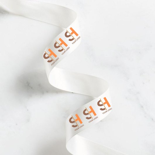 会社のロゴカスタムブランドのビジネスのギフトホワイト サテンリボン