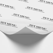 会社のロゴカスタムブランドのビジネスのギフトラップ ラッピングペーパー (角)