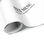 会社のロゴカスタムブランドのビジネスのギフトラップ ラッピングペーパー (ロールコーナー)