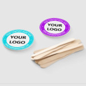 会社のロゴカスタム文字とカラーハンドファン ハンドファン (組立なし)