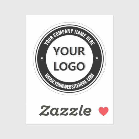 会社のロゴカスタム文字会社のステッカー シール (シート)