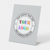 会社のロゴカスタム文字名ペデスタル記号 台座サイン (正面)