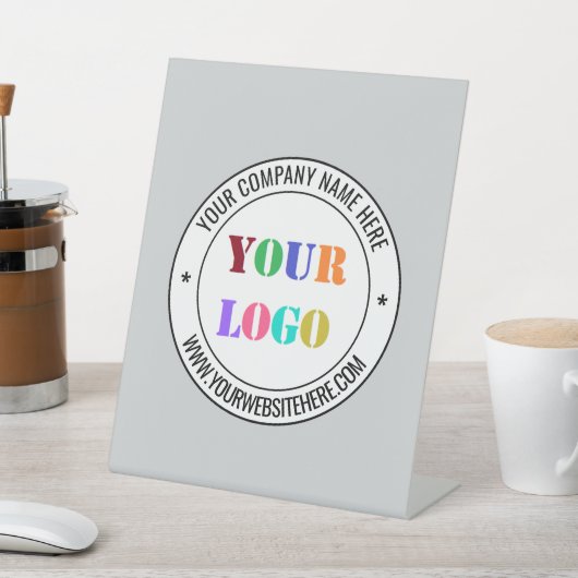 会社のロゴカスタム文字名ペデスタル記号 台座サイン (インサイチュ)