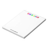 会社のロゴカスタム文字Business Notepad ノートパッド (回転)