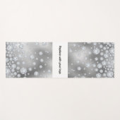 会社のロゴシルバー四角形ダイヤモンド事業 ヨガマット (正面(横))